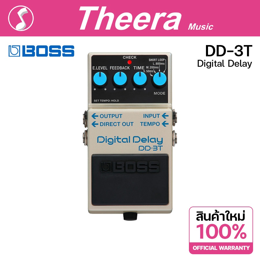 BOSS DD-3T DIGITAL DELAY DD-3 เอฟเฟคกีตาร์ BOSS EFFECT DD3T DD3 รับ ...