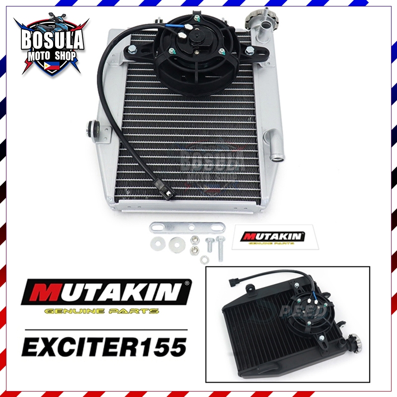 MUTAKIN หม้อน้ำแต่ง Radiators หม้อน้ำ 1 ใบพัดใหญ่ YAMAHA EXCITER 155 ...
