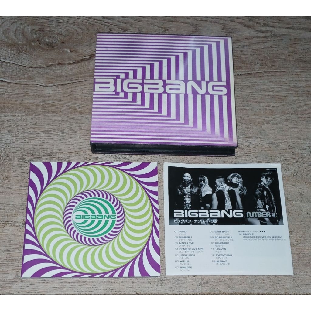 Bigbang Big Bang ซีดี CD Album Number 1 One Japan Edition | Shopee