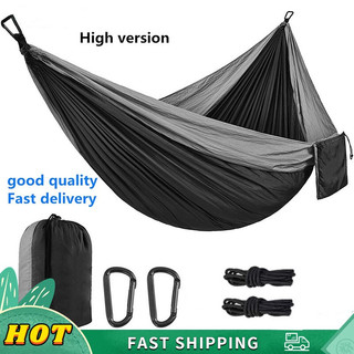 【COD】camping hammock camp 270x140cm Hammock cho người lớn, lưới, cắm trại, kèm dây