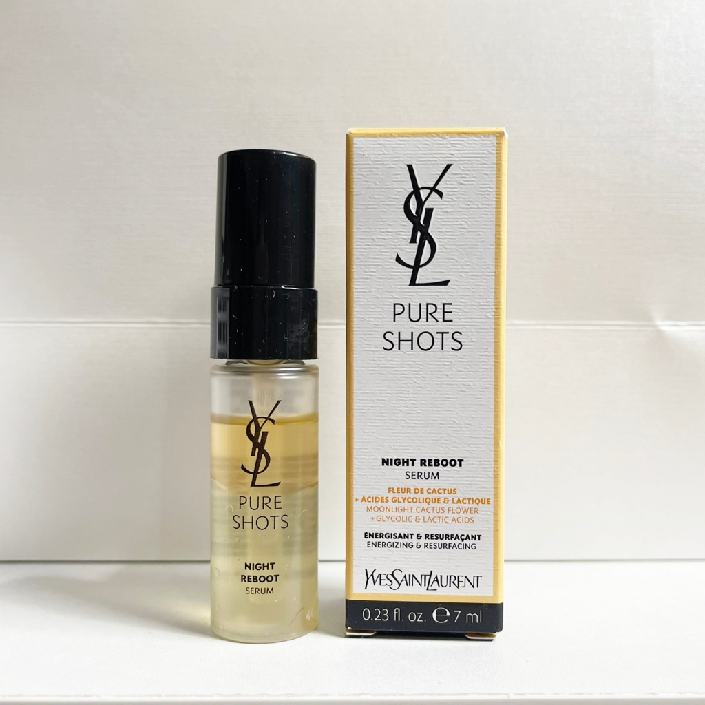 YSL Pure Shots Night Reboot Serum 7 ml (ป้ายไทย) | Shopee Thailand