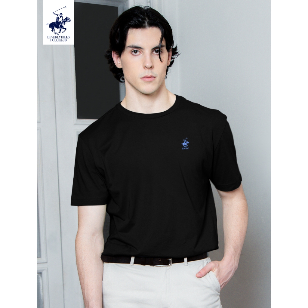 BEVERLY HILLS POLO CLUB เสื้อยืดคอกลมแขนสั้น รุ่น BNSR524 (งานโลโก้ปัก)