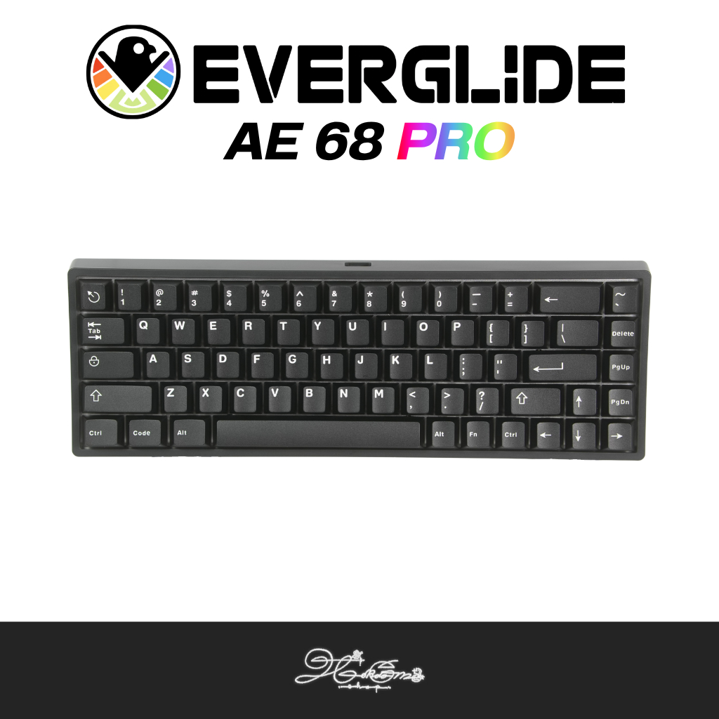 คีบอร์ด Everglide AE68 Pro HE Keyboard (Siren Switch) แถมฟรีสติ๊กเกอร์ ...