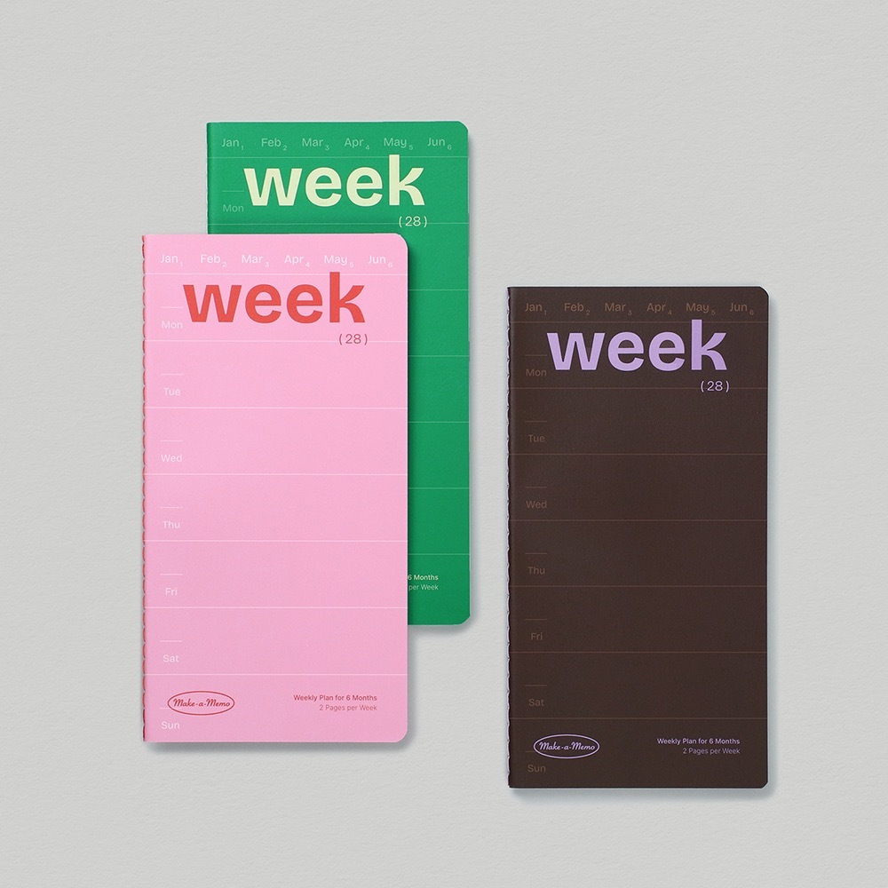 Make A Memo Leaf Note: WEEK สมุดบันทึกรายสัปดาห์ ลิขสิทธิ์แท้ Paperian ...