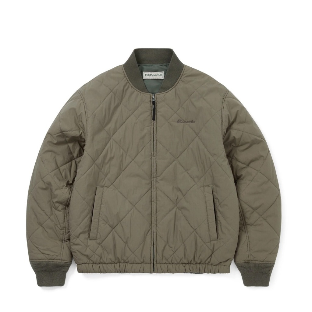 TNT TN253WOWHS11 Reversible Bomber Jacket Dark Sage | Shopee Thailand