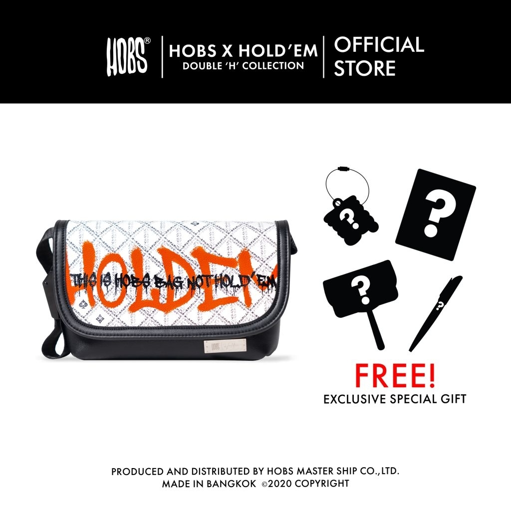 Hobs® HOBS x HOLD’EM | กระเป๋าสะพายข้าง | DOUBLE’H’COLLECTION MMXXV | DROP2