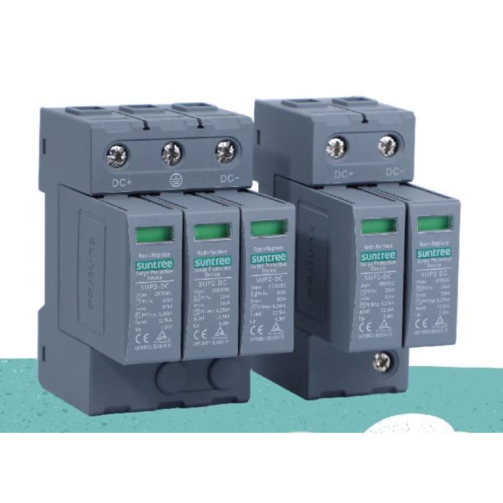 Surge Protector Device SPD กันฟ้าผ่า 2P และ 3P SUP2-DC (500V-1500V ...