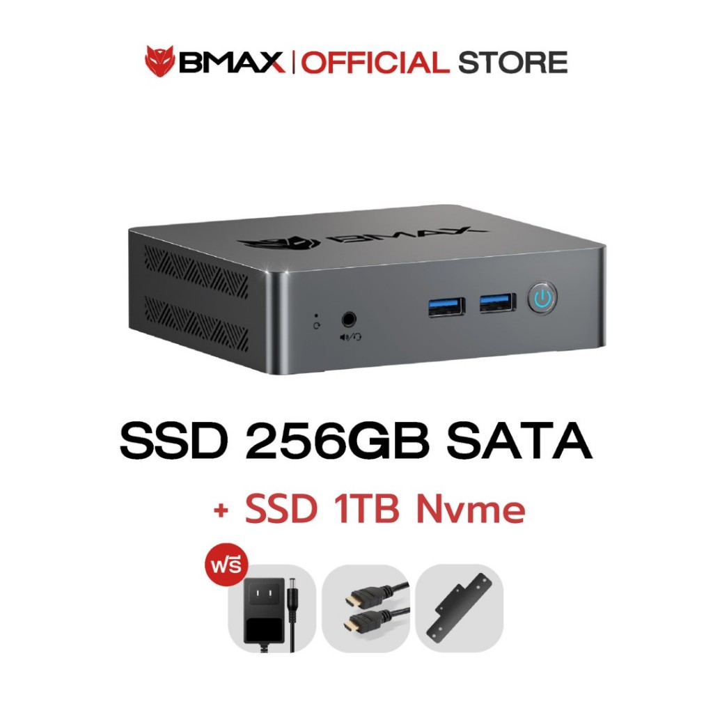 🇹🇭) BMAX B3 Pro 2026 Mini PC│Intel N4500│RAM 8GB DDR4 / SSD