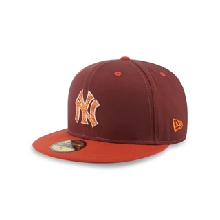 หมวกแก๊ป New Era รุ่น 59Fifty Pack - Fall Park New York Yankees Cooperstown 2-Tone Warm Flame Deep Auburn 59Fifty Cap