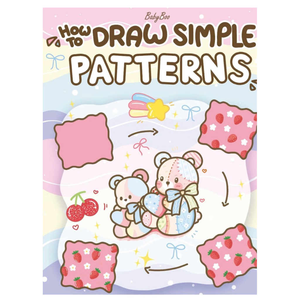 สมุดระบายสี How to Draw Simple Patterns by Baby Boo | Shopee Thailand