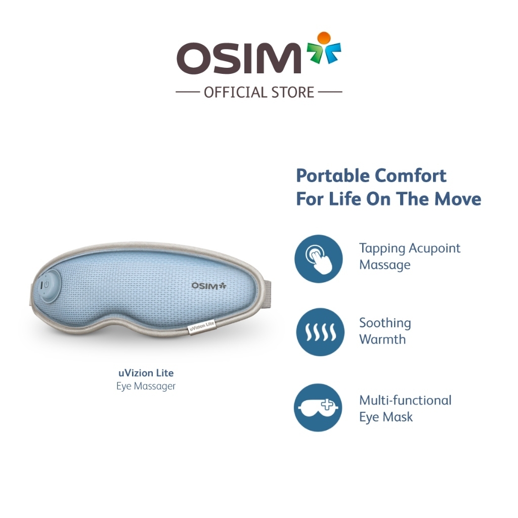 OSIM uVizion Lite Eye Massager เครื่องนวดตา ประคบอุ่น เพื่อความผ่อนคลาย ...