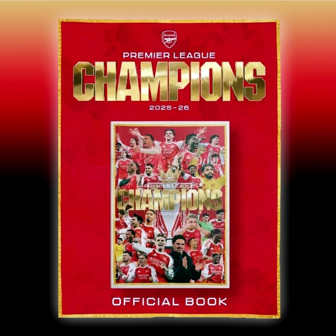 หนังสือ Arsenal Official Champions 2026 | Shopee Thailand