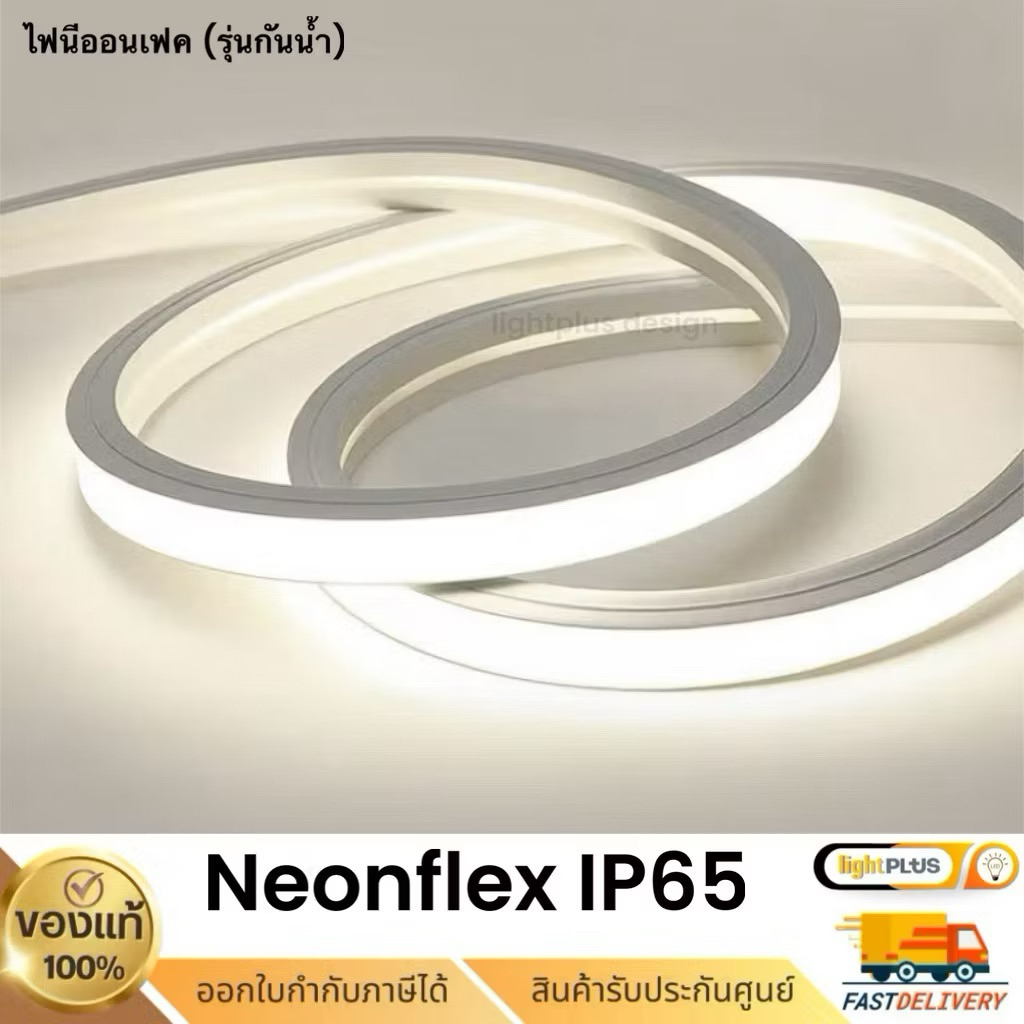 lightPlus // ไฟเส้นนีออนเฟล็ก neon flex LED IP65(กันน้ำ) 12w 24v ขนาด16 ...