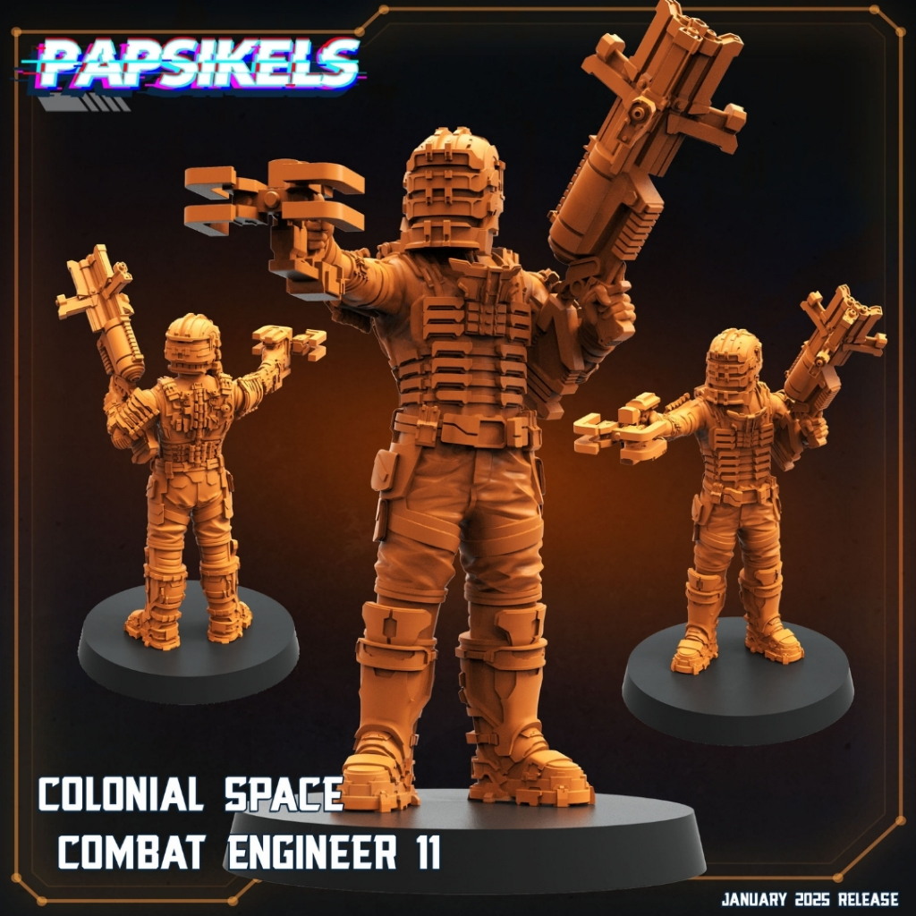 Combat Engineer [11] - Dead Sector - Humanoid Human / 32mm scale 3D ...