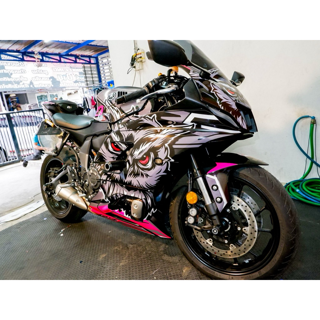 สติ๊กเกอร์รอบคัน Yamaha R7 ปี 2021-2025(ออกแบบลายใหม่ได้) | Shopee Thailand