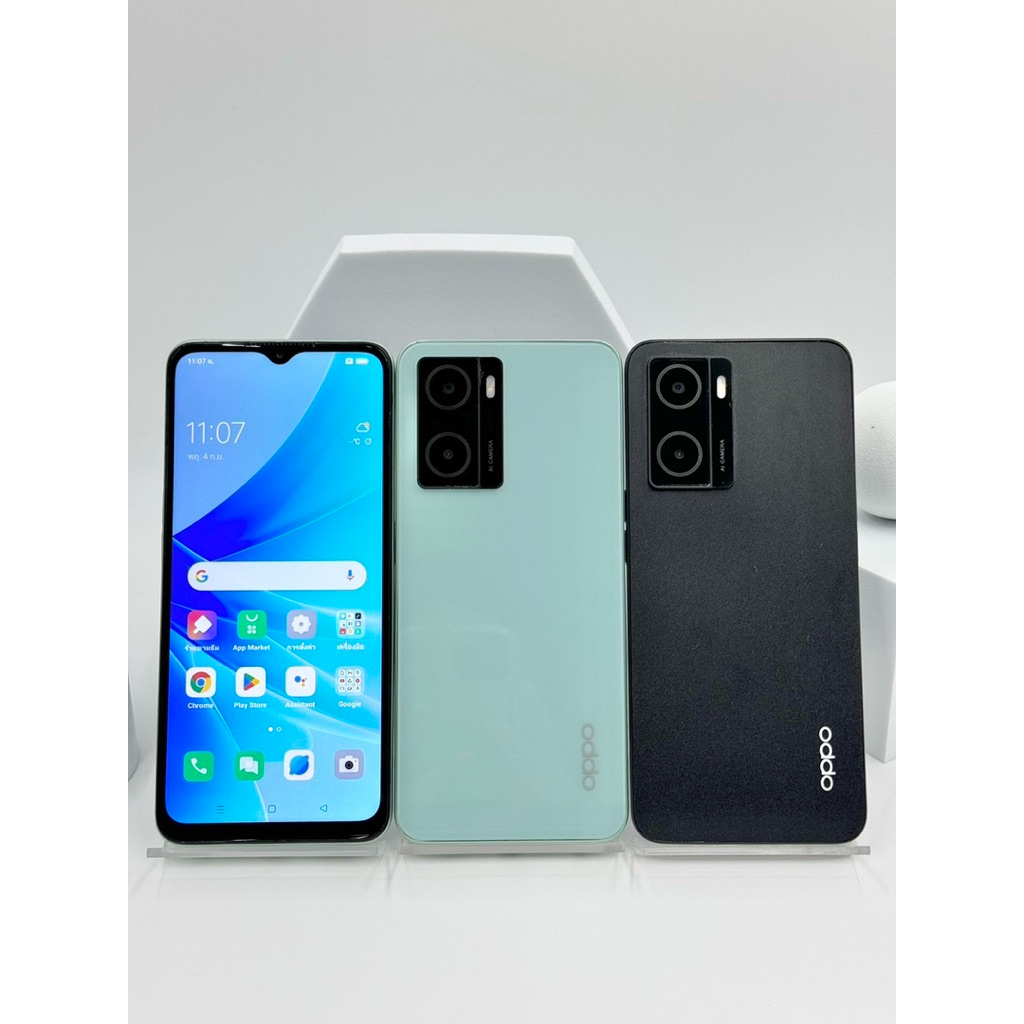 OPPOA57(2022)มือถือมือสองสภาพสวยหน้าจอ6.56นิ้วแอนดรอย12แบตเตอรี่5 ...