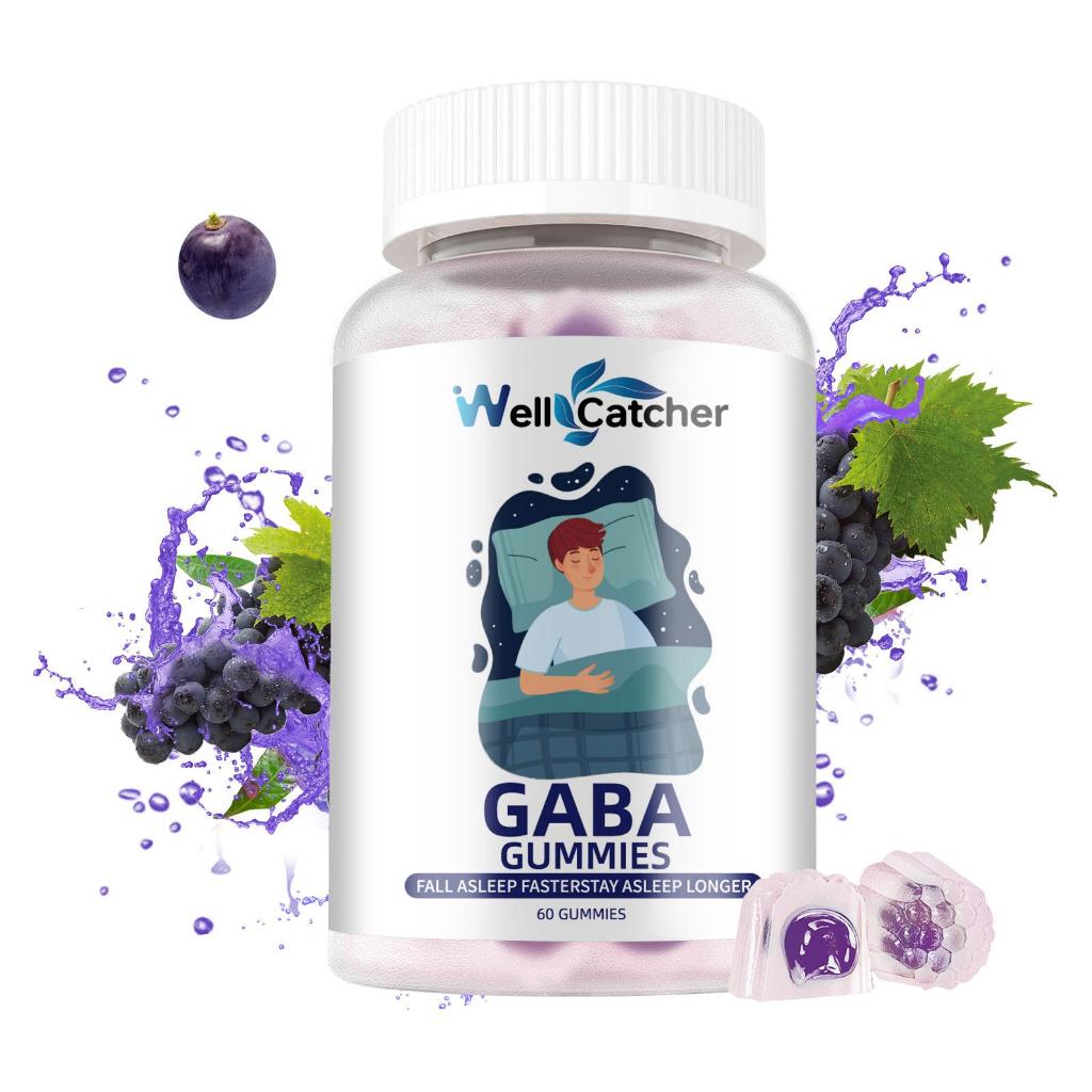 well catcher glutathione 1แถม1 ] Wellcatcher Glutathione +Gaba Gummies วิตามิน เยลลี่รสผลไม้