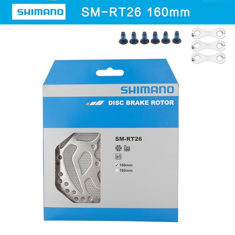 ใบดิสก์เบรก จักรยาน 6 รู SHIMANO SM-RT26 MTB Bike Bicycle Disc Lock ...