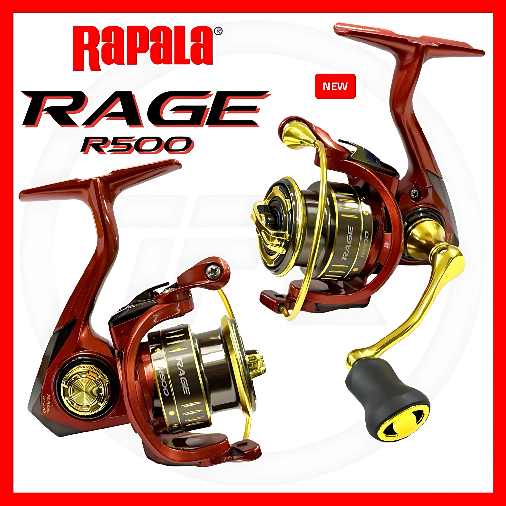 รอกสปินนิ่ง RAPALA RAGE R500 2025 | Shopee Thailand