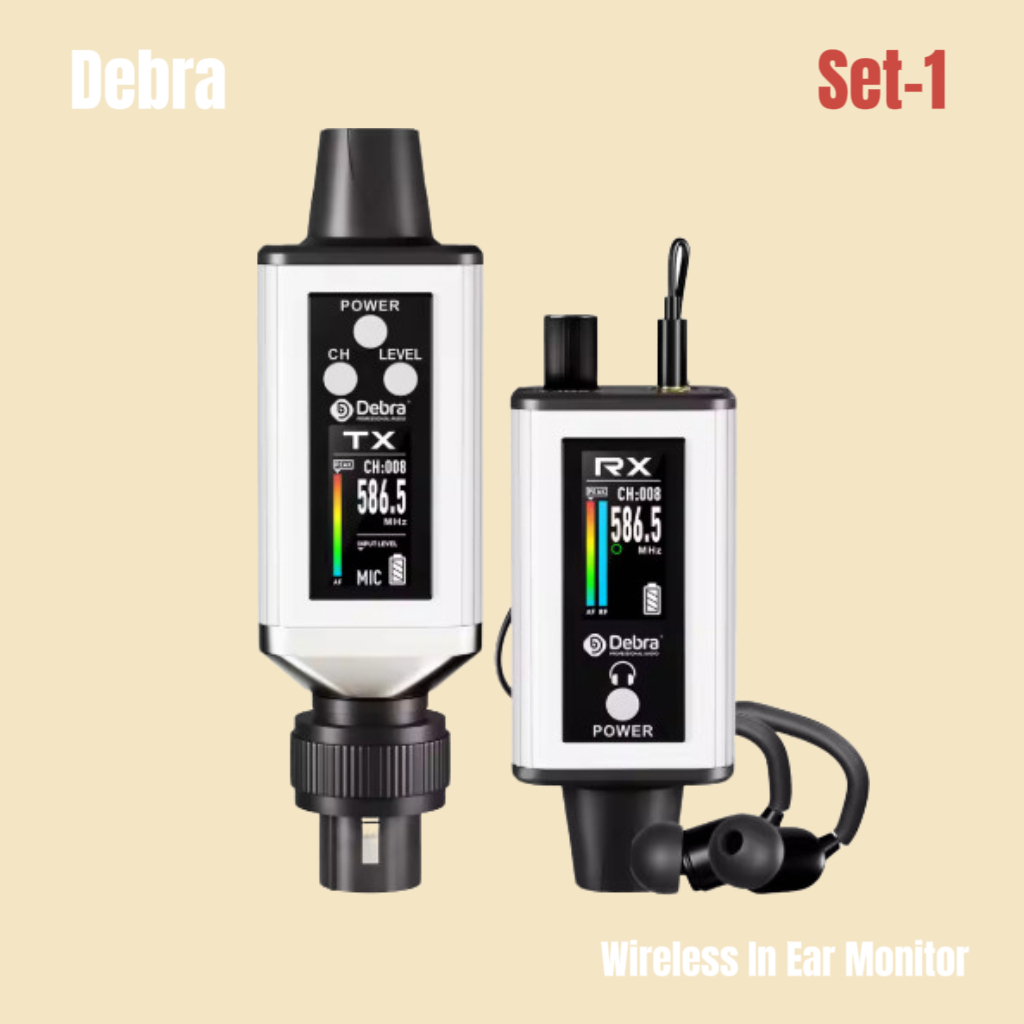 DEBRA MONITOR SET EM-BOX-3 in 1 Series Wireless Ear and mic | Shopee ...