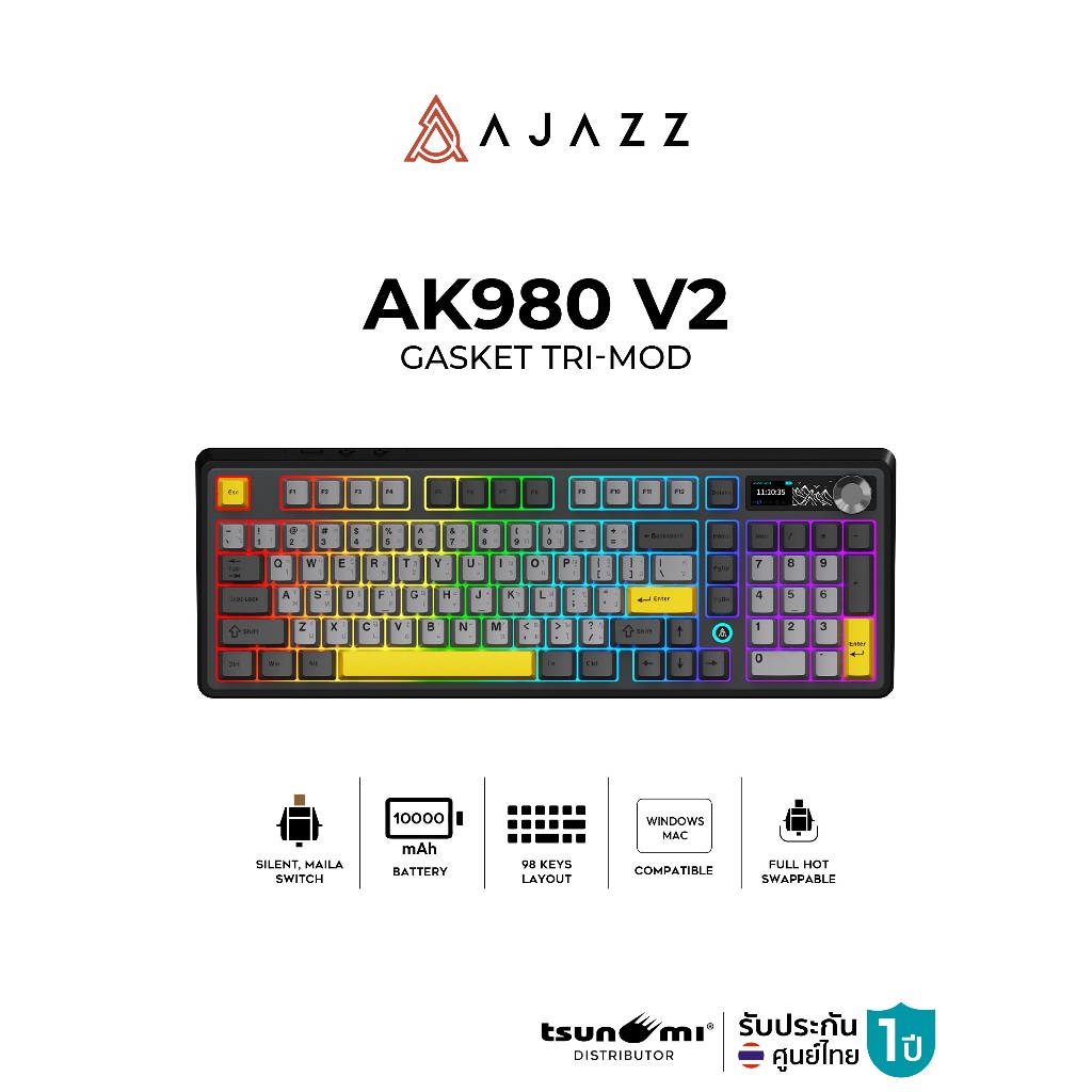mechanical keyboard สัมผัสพิมพ์ไว ปรับแต่งครบ | Shopee TH