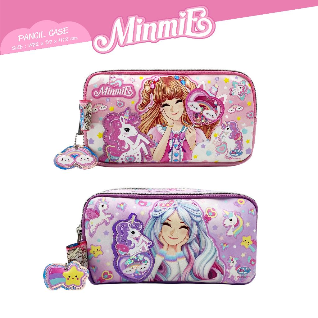 Minmie กล่องดินสอ 2 ซิป ลายเจ้าหญิงน่ารัก แข็งแรงทนทาน กันน้ำได้ ...