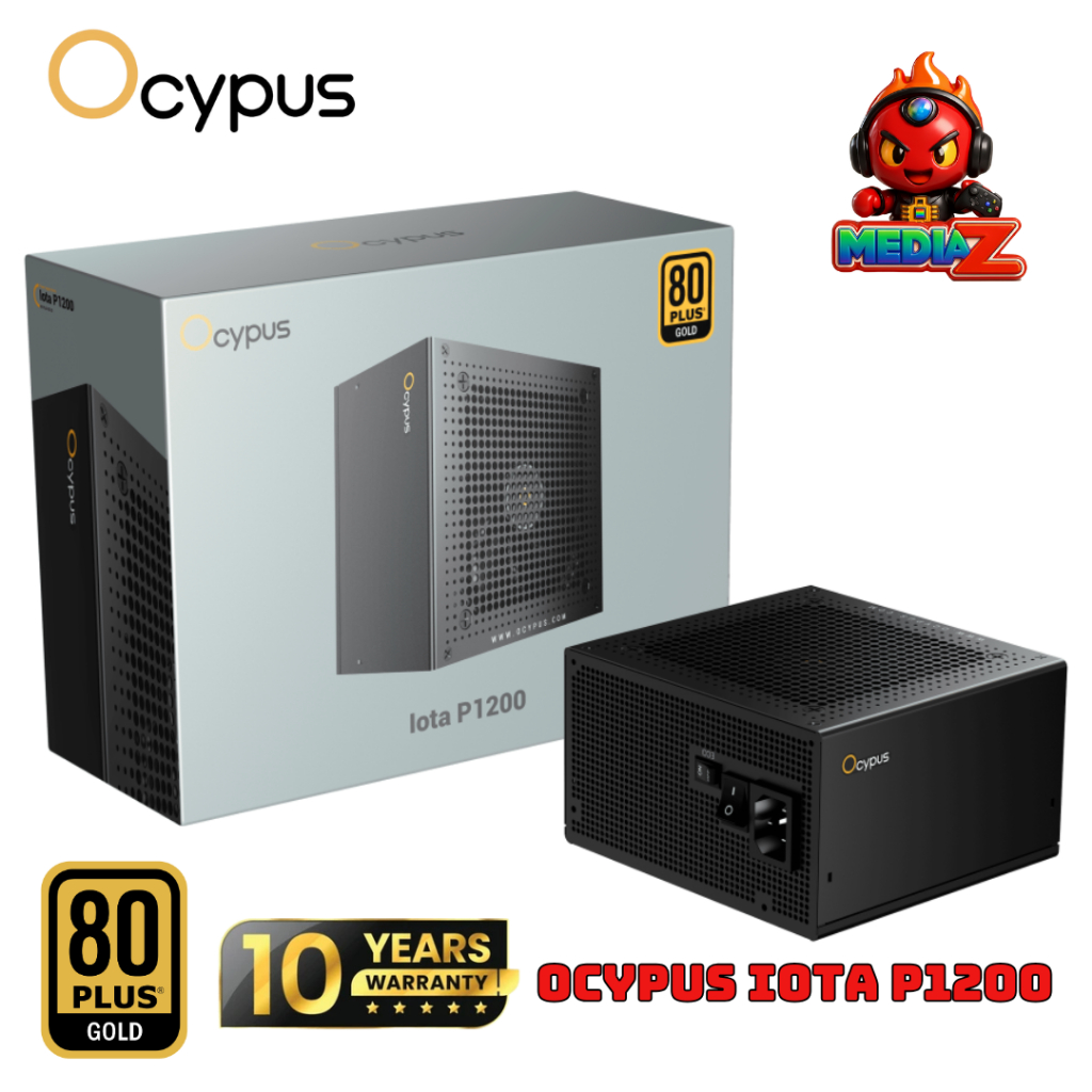 OCYPUS IOTA P1200 80PLUS GOLD Power Supply (พาวเวอร์ซัพพลาย) 10 YEARS ...
