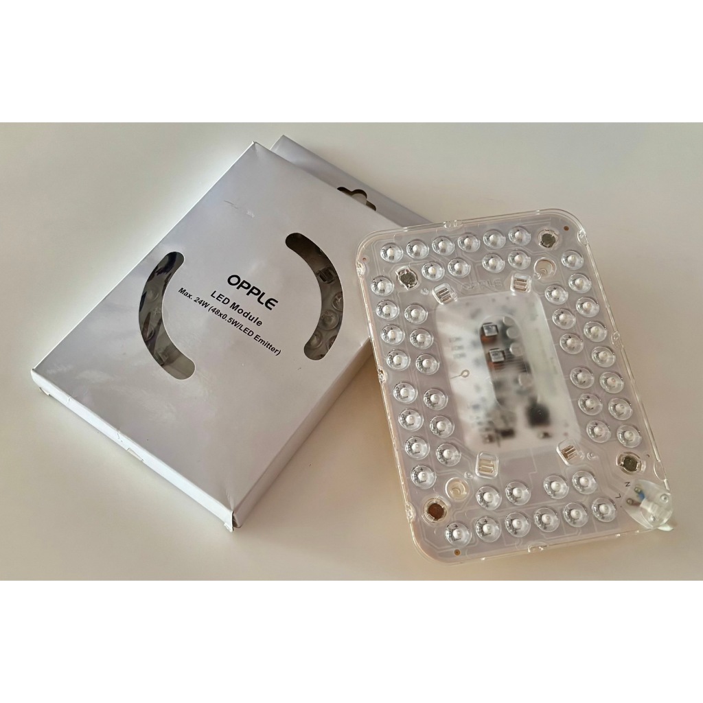 Opple แผงไฟเพดาน LED หลอดไฟเพดาน C-MODULE 24W สินค้ากล่องไม่สวย ลด 40% ...