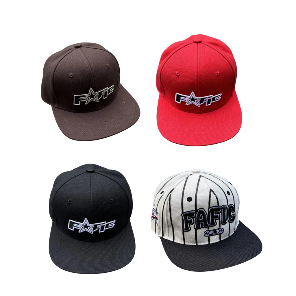 หมวก snapback fafic ฟรีไซส์ 56-57 ซม | Shopee Thailand