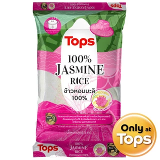 TOPS ท็อปส์ข้าวหอมมะลิอุบลราชธานี100เปอร์เซ็นต์ 5กก. [8853474069279] photo