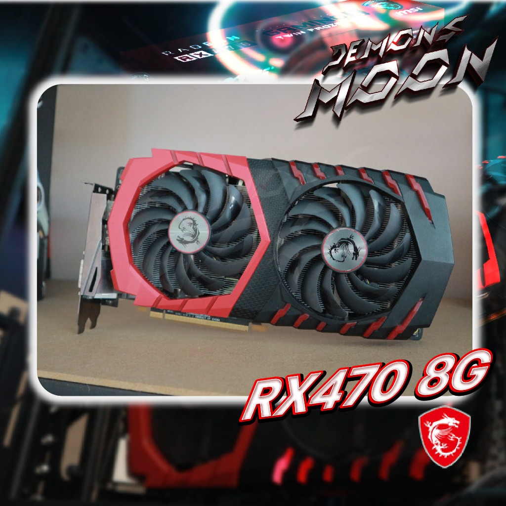 RX 470 8GB GAMING X 8GB Radeon RX 470 การ์ดจอมือสอง AMD MSI + ประกันใจ ...