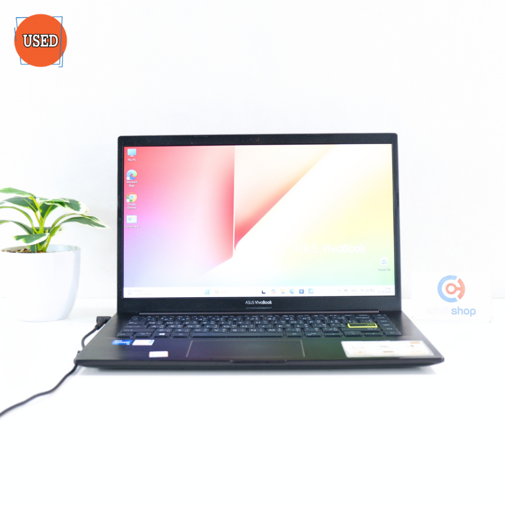 NOTEBOOK (โน๊ตบุ๊ค) ASUS / CPU I5-1135G7 / จอ 14 FHD / GPU INTEL IRIS XE GRAPHICS / RAM DDR4 8GB / SSD 512GB P16656