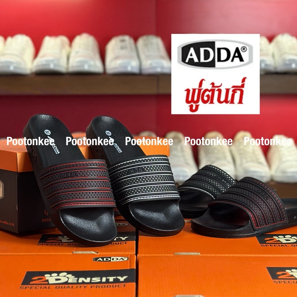 ADDA รองเท้าแตะแบบสวม สำหรับผู้หญิงเเละผู้ชาย รุ่น 7AD11 ไซส์ 37-43 ของ ...