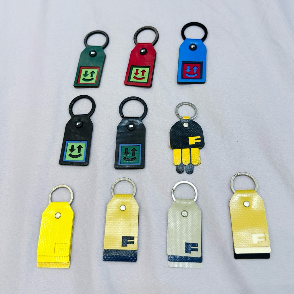พร้อมส่ง - พวงกุญแจ หน้ายิ้ม Freitag F Smile - F709 Phil Freitag / Key ...