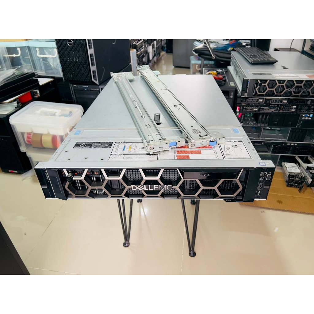 server dell r740 2cpu 40cores 128gb 10g ssd 480g มีราง rack server มี ...