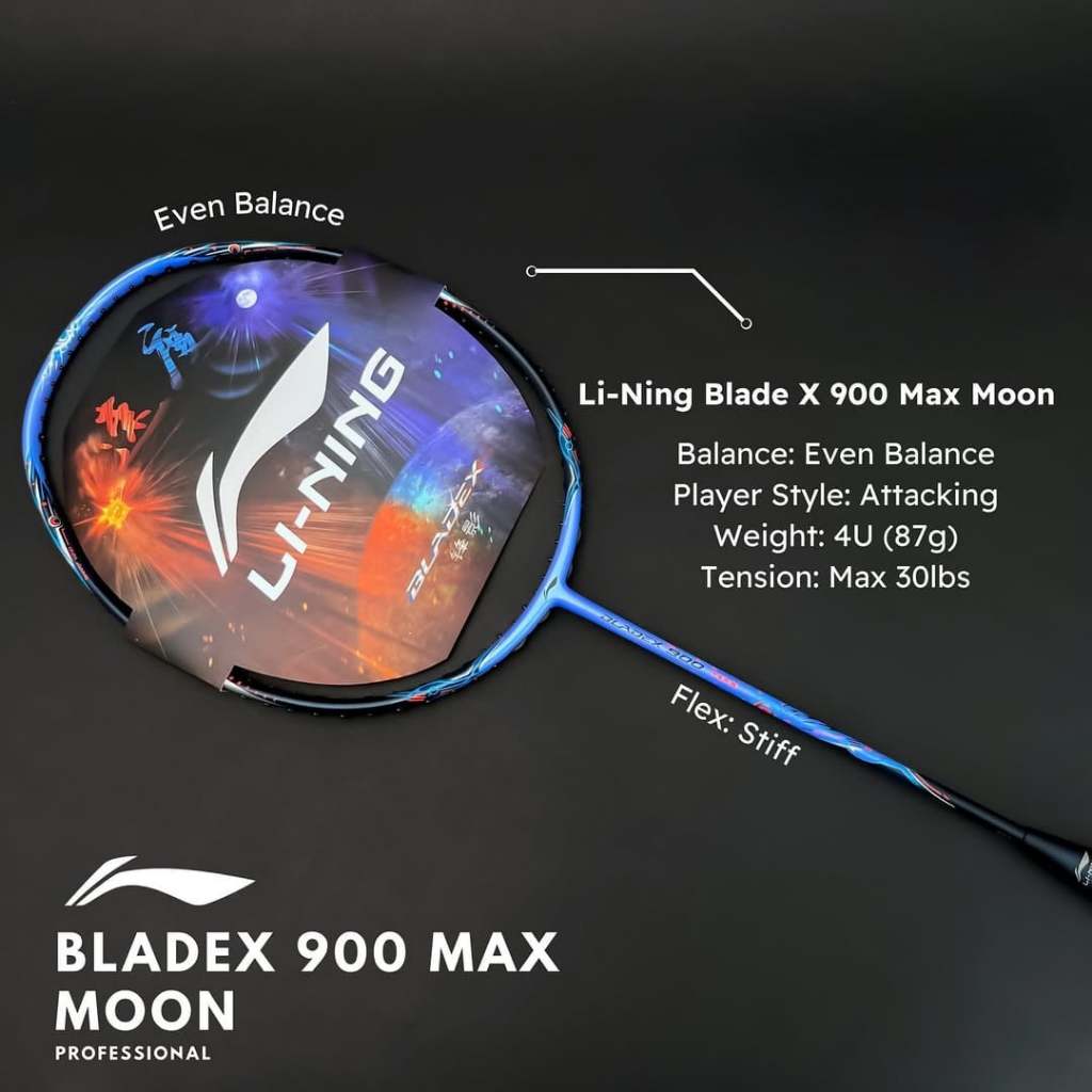 LI-NING BLADEX 900 MAX (3U/G5) *BOX SET* MY CODE ไม้แบดมินตัน (สินค้า ...