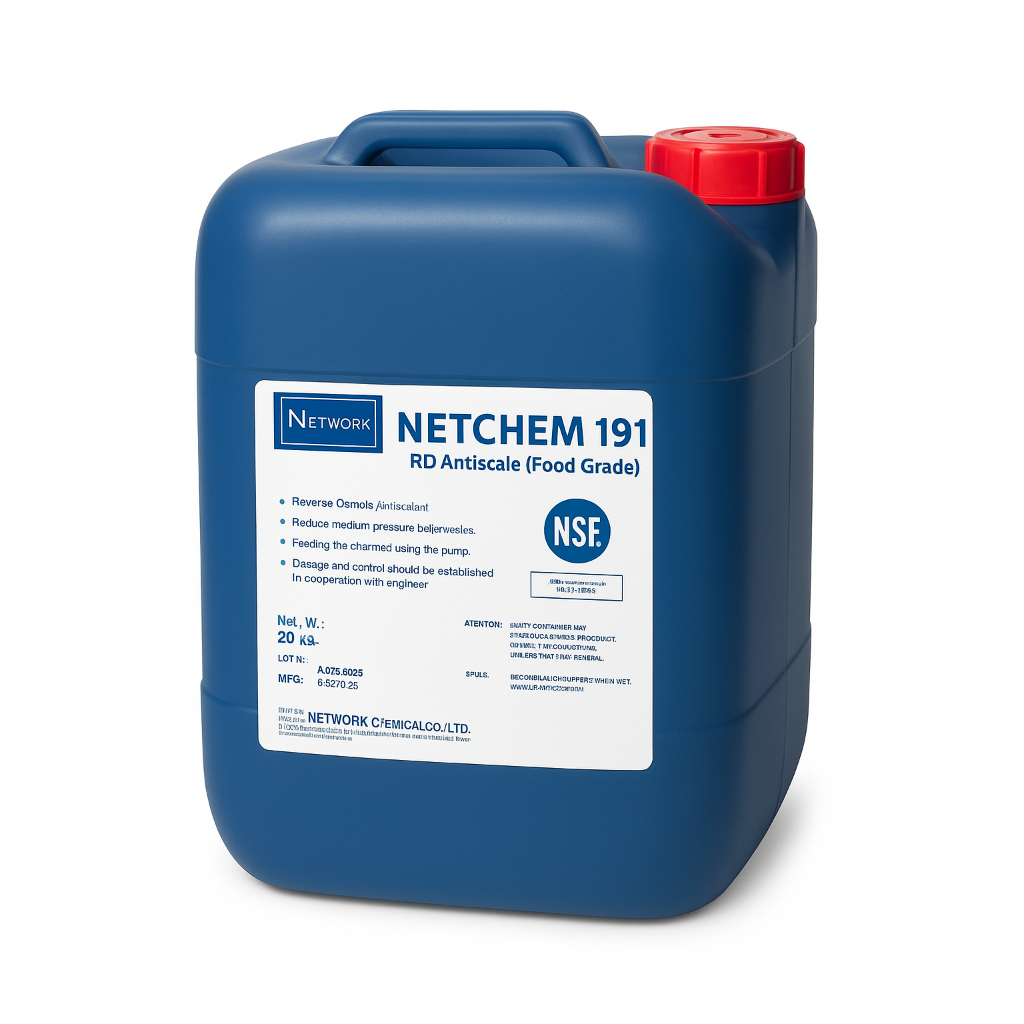 NETCHEM 191 – RO ANTISCALE เคมีป้องกันตะกรันในระบบ RO ผลิตภัณฑ์ได้รับ ...