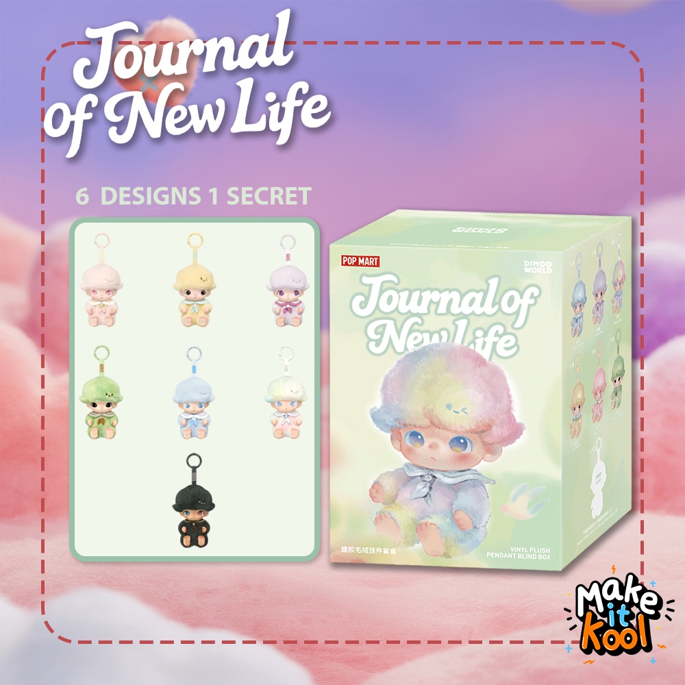 [พร้อมส่ง]-DIMOO Journal of New Life Series-Vinyl Plush Pendant Blind ...