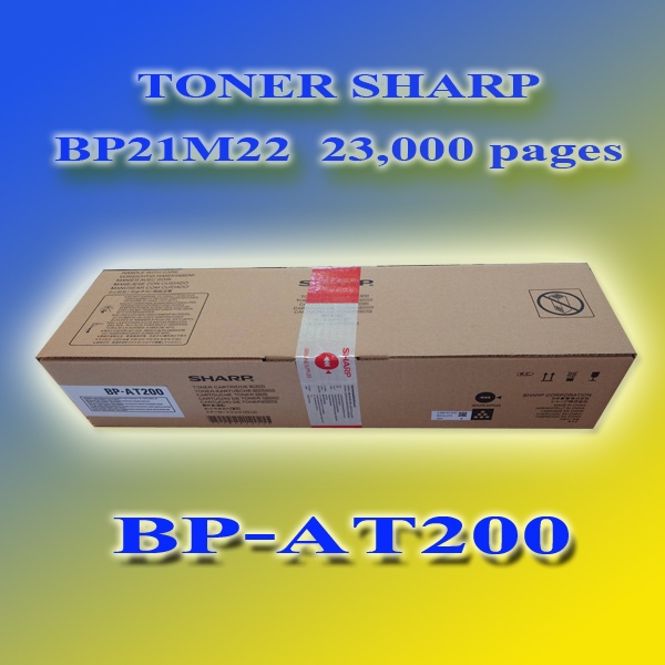 หมึกเครื่องถ่ายเอกสาร SHARP BP-20M22 รหัสหมึก BP-AT200 ของแท้ ใช้งาน ...