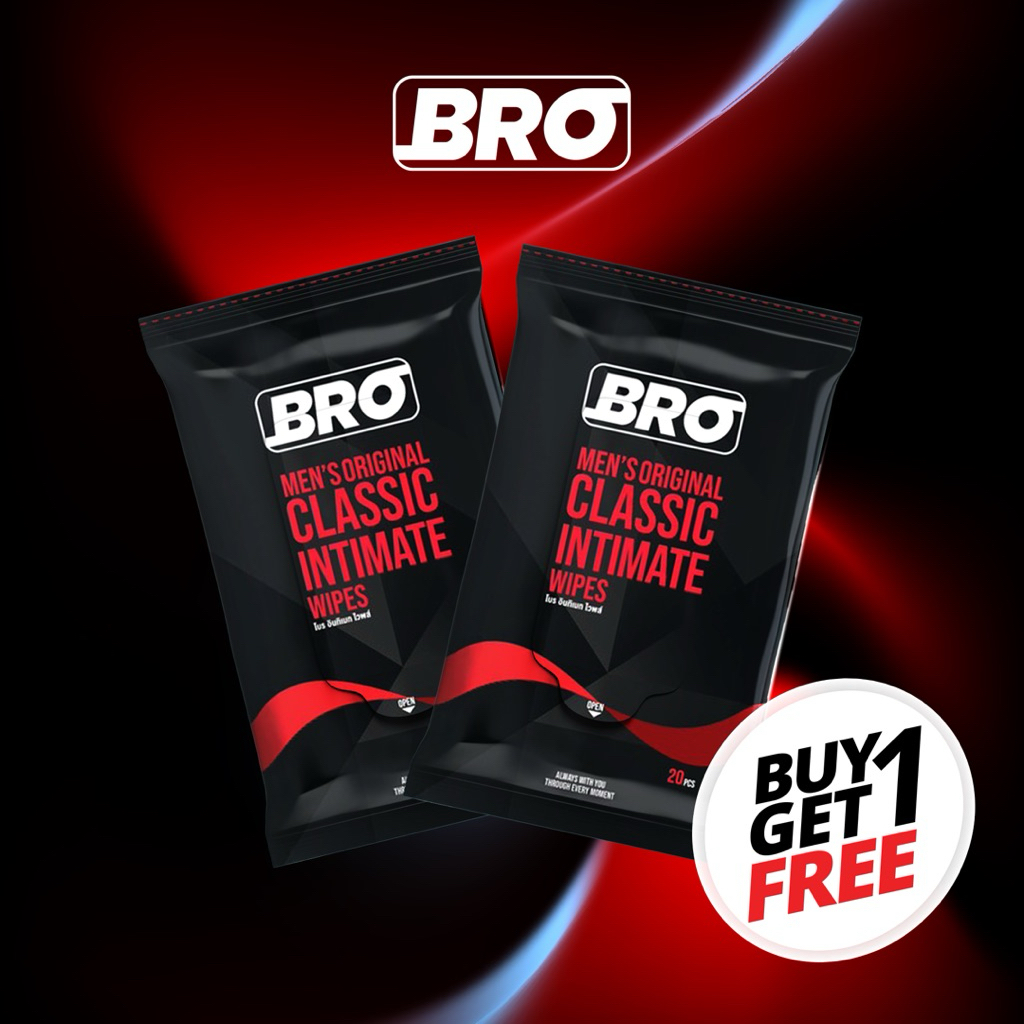 40 แผ่น BRO - Men’s Classic OG Wipes ทิชชู่เปียกทำความสะอาดจุดซ่อนเร้น ...