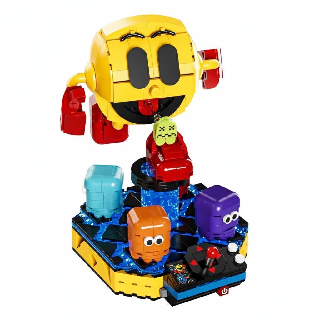 ชุดตัวต่อ เกมคลาสสิก แพ็กแมน Pac-Man Building blocks PAKKUNA ปั๊กคูนา ...