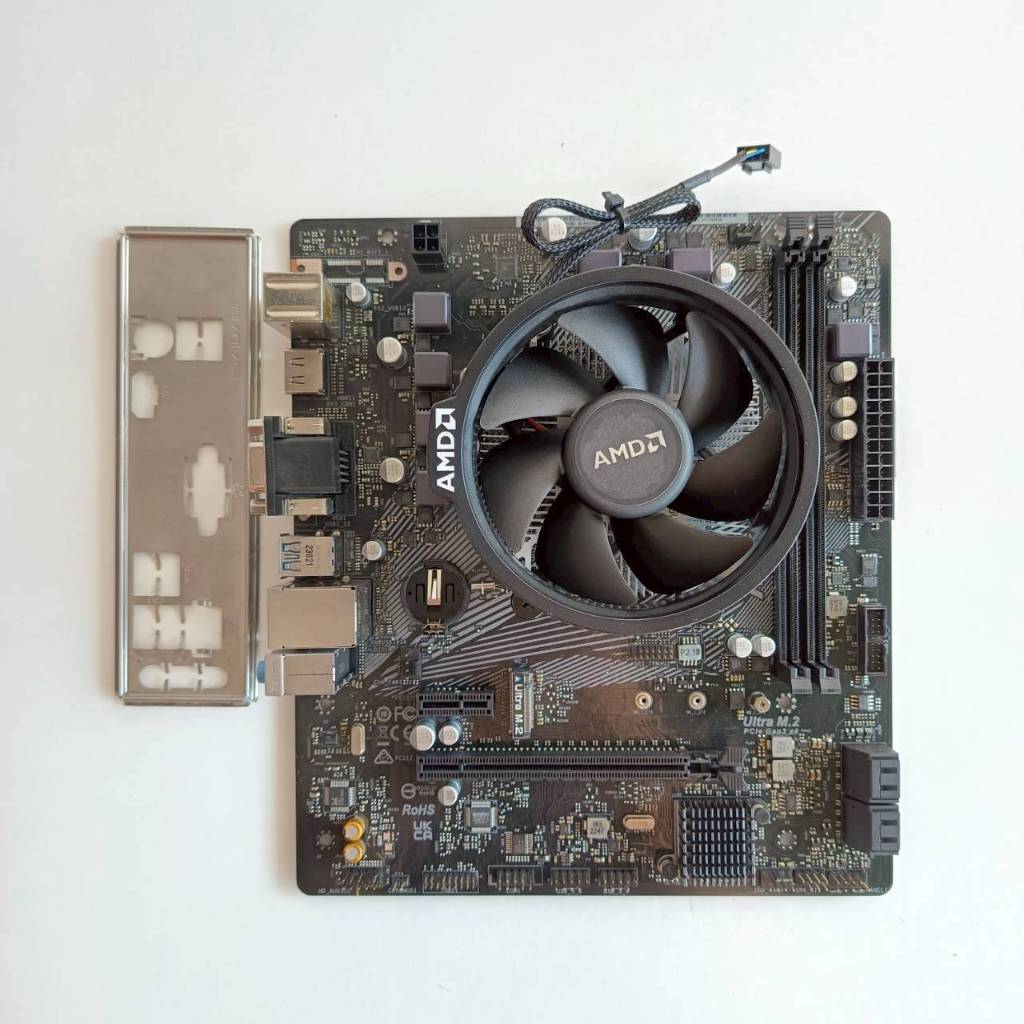 CPU + M/B CPU Ryzen 5 4600G M/B ASROCK A520M - HVS (AM4) | Shopee Thailand
