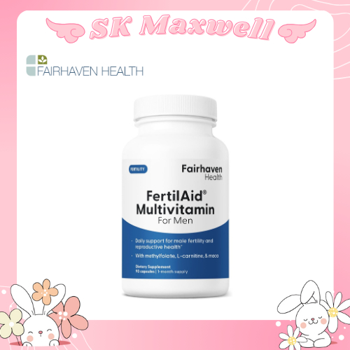 !!FertilAid for Men: Male Fertility Supplement for Sperm Count,  Motility, and Morphology | Shopee Thailand