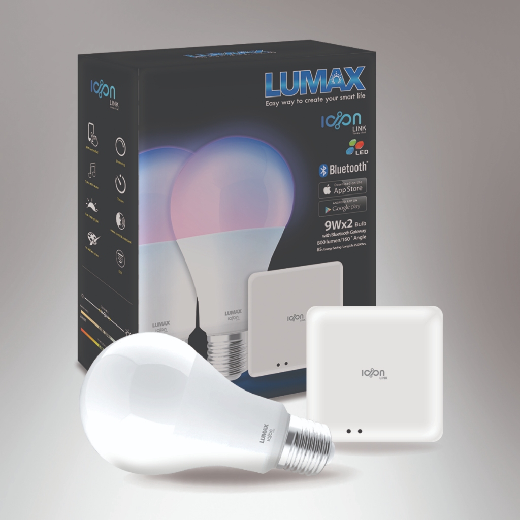 LUMAX ชุดหลอด LED รุ่น IoT Bulb ควบคุม APP ผ่านมือถือ 9 วัตต์ ขั้ว E27 ...