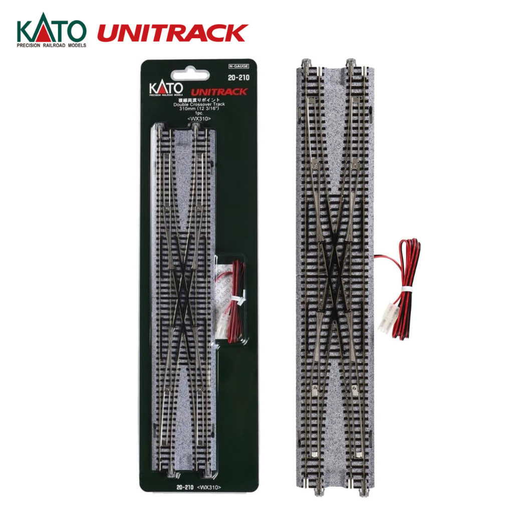 KATO UNITRACK 20-210 จุดตัดรางคู่ N Gauge Double Crossover อุปกรณ์ราง ...