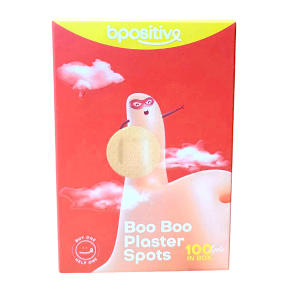 BPOSITIVE BOO BOO PLASTER บรรจุ 100ชิ้น รหัส A0016 | Shopee Thailand