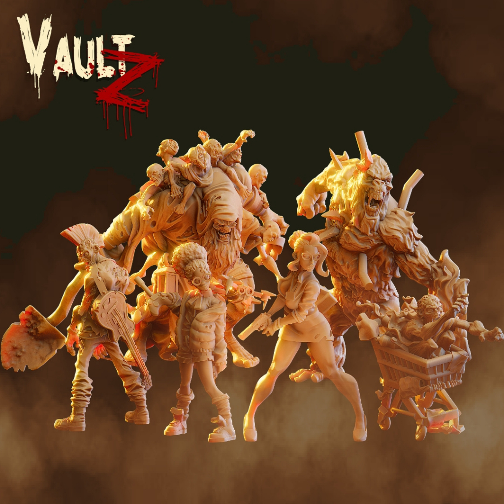 Infected Vol.2 : Character : Miniature Resin โมเดลบอร์ดเกม ผลิตตามสั่ง ...