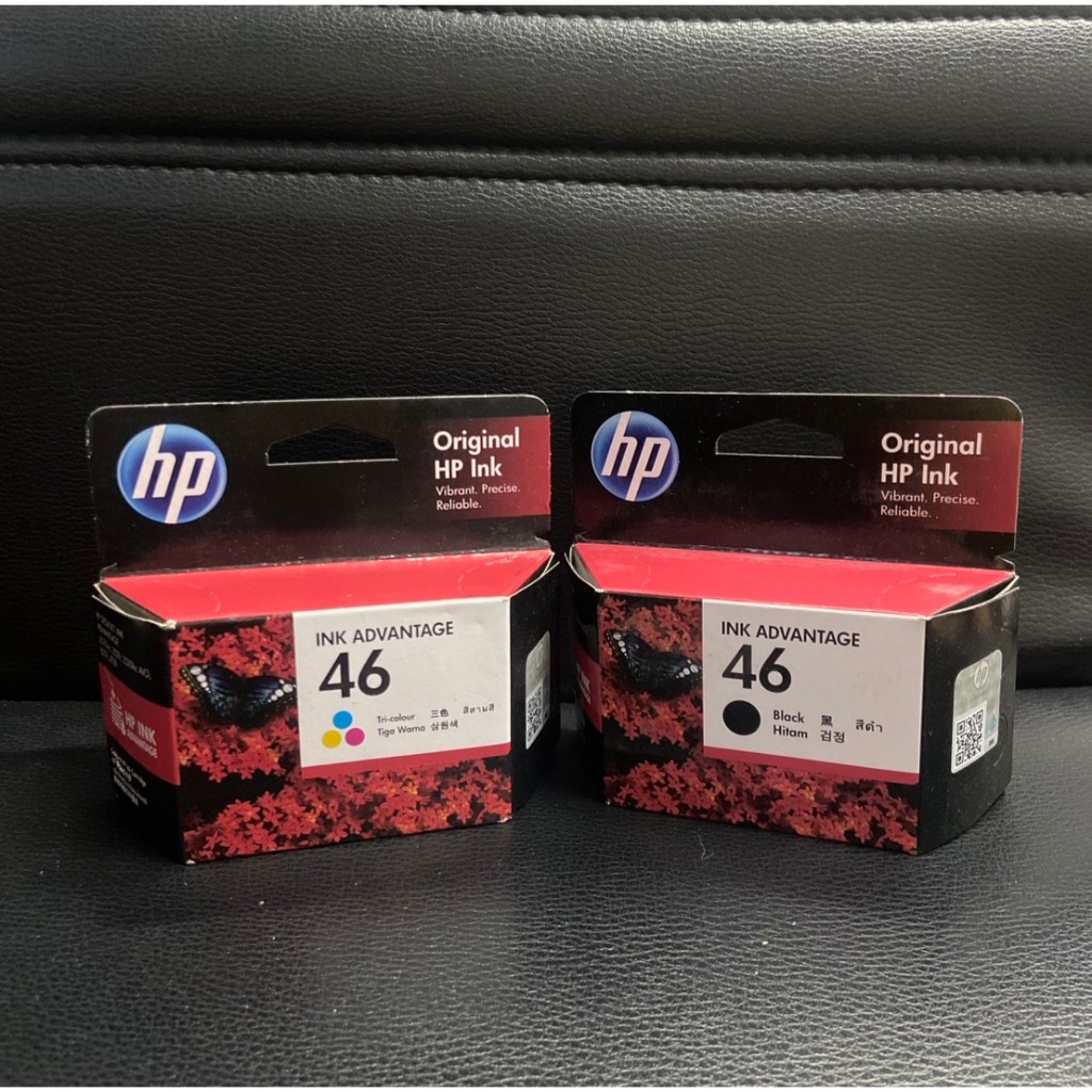 Hp 46 bk Hp 46 CO. หมึกพิมพ์ Inkjet ของแท้ | Shopee Thailand