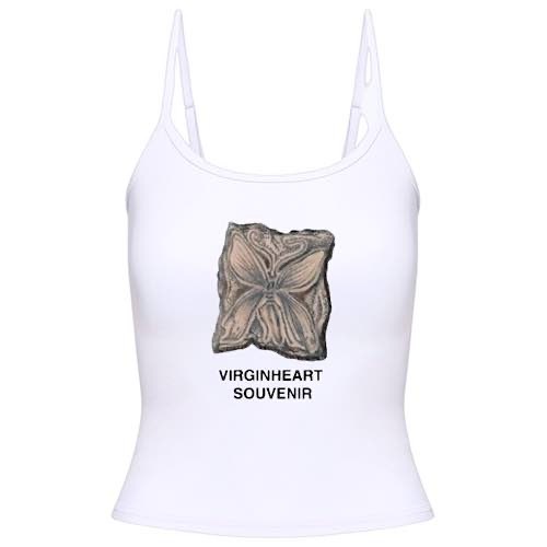 VGH MUSEUM SOUVENIR BUTTERFLY CAMI TOP - WHITE