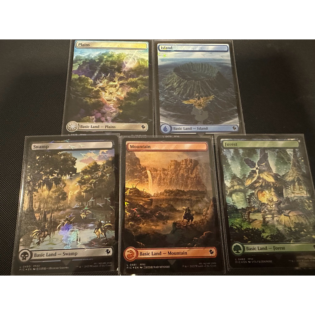 การ์ด Basic Land Chocobo Track Foil จากกล่อง Chocobo Bundle Final ...